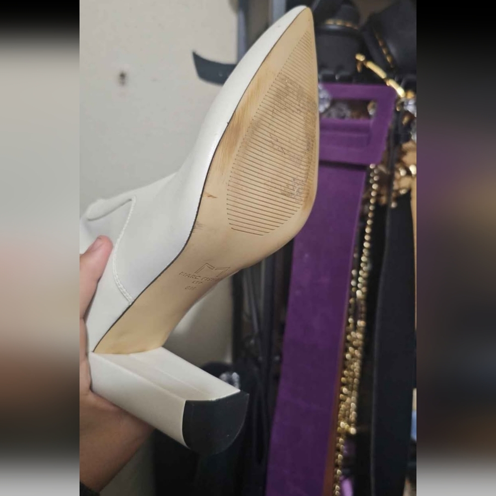 Marc Fisher Elegant Cream Over-the-Knee Boots - Picture 8 of 8